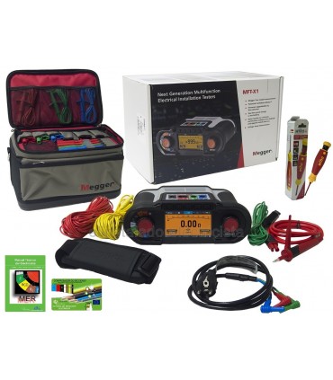 Comprobador Multifunción Megger MFT-X1 + accesorios