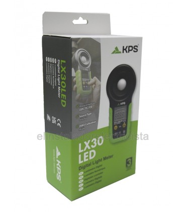 Luxómetro digital de alta precisión de KPS LX30LED