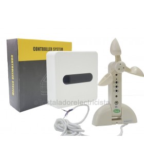 Sensor 3 en 1 + Centralita Viento Lluvia y Luminosidad para toldos