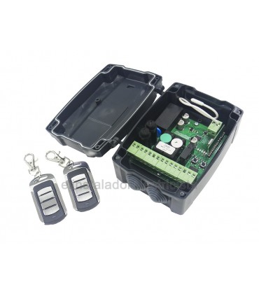 Cuadro puerta enrollable hasta 1500W con 2 mandos
