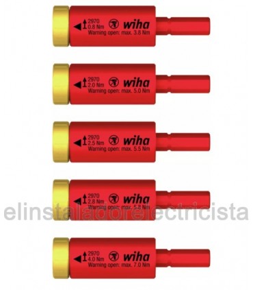 Oferta especial: Destornillador Electrico SpeedE II con Bits y Vasos dinamométricos de Wiha