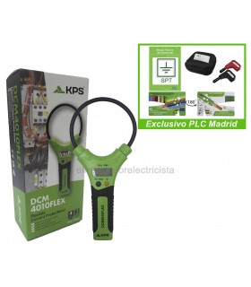Pinza Flexible de corriente AC DCM4010FLEX + Manual de Sistemas de puestas a tierra + comprobador de secciones