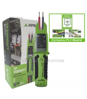 Medidor de tensión y corriente TRMS KPSTP5000HY + Manual de Sistemas de puestas a tierra + comprobador de secciones