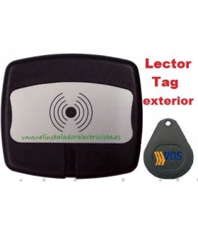 Lector control de accesos por Tag para exterior