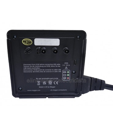 Interfaz EVX100 para cargadores de vehículos eléctricos con el MFT-X1 de Megger