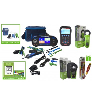 Kits Instalador Autorizado REBT según ITC BT-03 (Categoría Especialista) Metrel MI3152 DCM300Leak