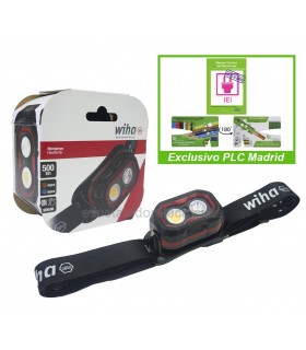 Linterna frontal de 500 lm wiha