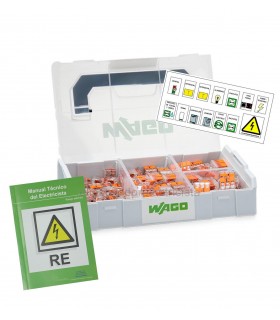 Maletín Conectores serie WAGO 221 4.0mm² y 6.0mm² y pegatinas cuadro eléctrico