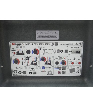 Megger MIT1025/2-EU Medidor de resistencia y  Aislamiento 10kV