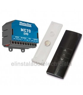 Centralita y mando para motor de persiana hasta 750W