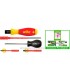 Juego de destornilladores dinamométricos TorqueVario®-S electric de Wiha