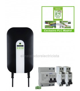 WALLBOX Policharger equipo doble con 2 mangueras tipo-2 32A