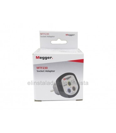 Adaptador para medidas de enchufe MTF230 de Megger