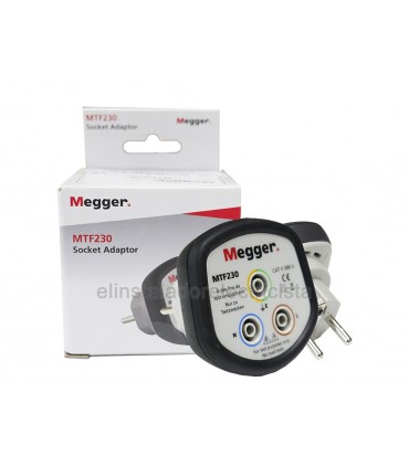 Adaptador para medidas de enchufe MTF230 de Megger