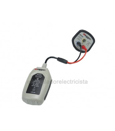 Localizador de circuitos y adaptador de enchufe Megger