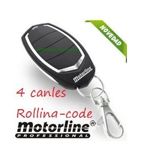 Mando 4 canales Rolling Code 433Hhz Motorline