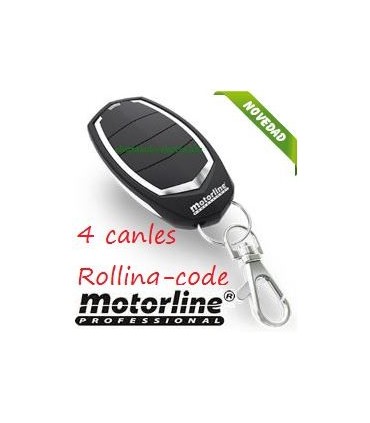 Mando 4 canales Rolling Code 433Hhz Motorline
