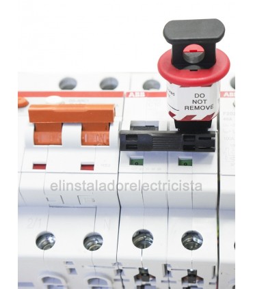 Elementos de bloqueo para seguridad eléctrica en los cuadros