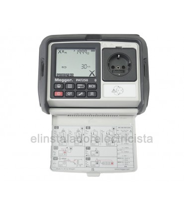 PAT250 Instrumento de prueba de electrodomésticos portátiles (PAT)