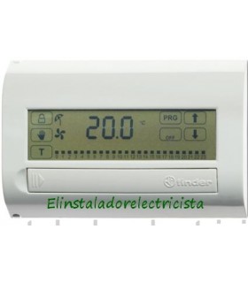 Cronotermostato digital pantalla táctil-blanco brillante Finder 1C.71.9.003.0107