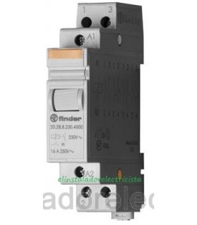 Telerruptor modular FINDER 16 A 2 contactos N/A