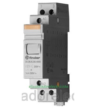 Telerruptor modular FINDER 16 A 2 contactos N/A