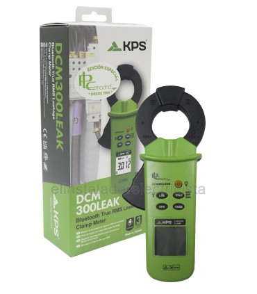 Pinza de fugas AC con TRMS y Bluetooth DCM300LEAK edición especial 35 aniversario de PLC Madrid