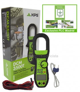 Pinza Amperimétrica DCM3500T de KPS