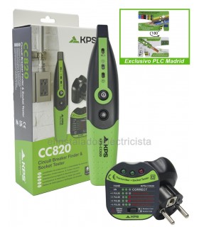 Comprobador de enchufes y localizador de protecciones CC820 + comprobador de secciones