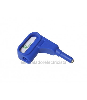 Punta magnética color azul de perfil sin funda