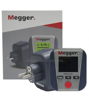 Comprobador Multifunción MFT-X1 de Megger con Mini Comprobador de circuitos de instalaciones eléctricas MPCC230