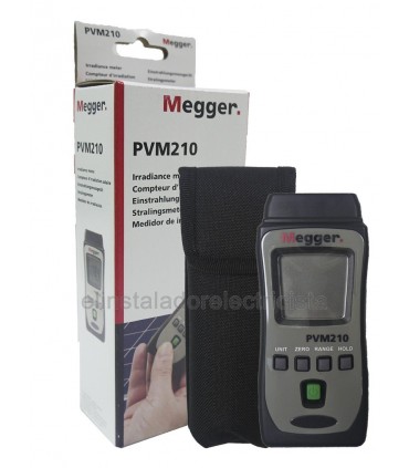 Pack: Pinza fotovoltaica y medidor de irradiancia Solar de Megger