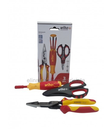Oferta Especial: Set Multipuntas, Alicate 8 en 1 y Tijeras de electricista de Wiha