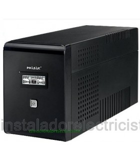 SAI Phasak 2000VA LCD USB con protección para RJ