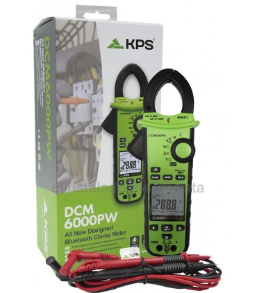 Pinza de Vatimétrica DCM6000 de KPS con caja