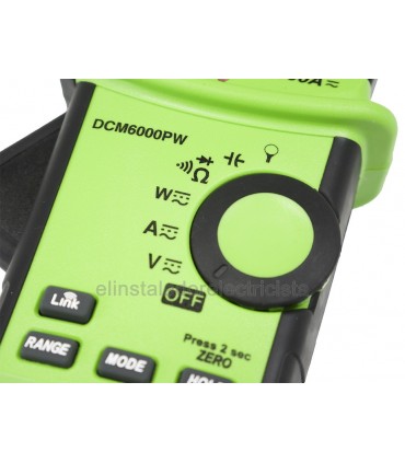 Pinza de Vatimétrica DCM6000 de KPS al detalle