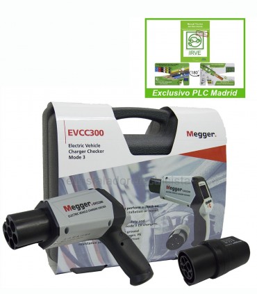 Simulador de vehículo eléctrico para puntos de carga EVCC300
