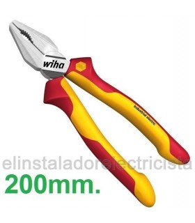 Alicates Universales 200mm DynamicJoint  y OptiGrip aislados en 1000V