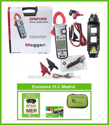 Pinza Vatimétrica Digital DPM1000 de Megger