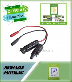 Accesorios Auxiliares con conectores MC4 y banana de 4mm