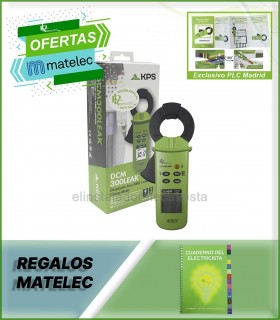 Pinza de fugas AC con TRMS y Bluetooth DCM300LEAK edición especial 35 aniversario de PLC Madrid
