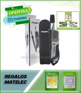 Multímetro y Comprobador de tensión pantalla Led TPT420 de Megger