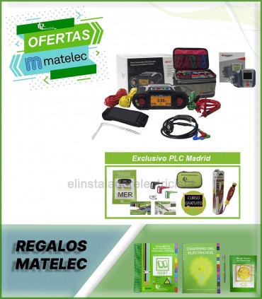 Comprobador Multifunción MFT-X1 de Megger con Mini Comprobador de circuitos de instalaciones eléctricas MPCC230