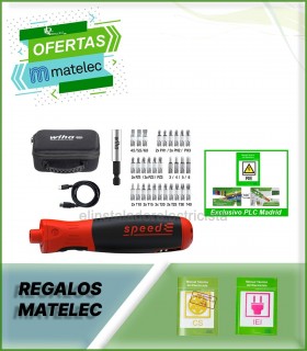 Destornillador eléctrico speedE® PocketDrive con caja de puntas y bolsa de Wiha