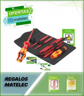 Destornillador Turbo i1 con mango y varillas intercambiables de Wera