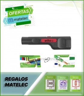 Herramienta pelacables para cables coaxiales de Wiha