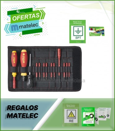 Juego de destornilladores dinamométricos de 0,8 a 5Nm de Wiha