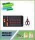 Juego de destornilladores y bits slimVario + Tijeras