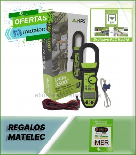 Pinza Amperimétrica DCM3500T de KPS