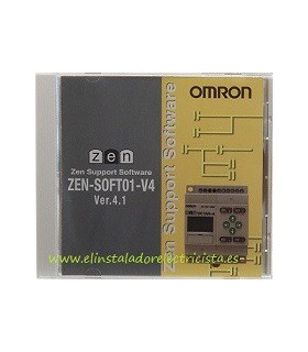 Software del ZEN versión 4.0 Omron ZEN-SOFT01-V4